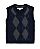 Navy and Gray Argyle