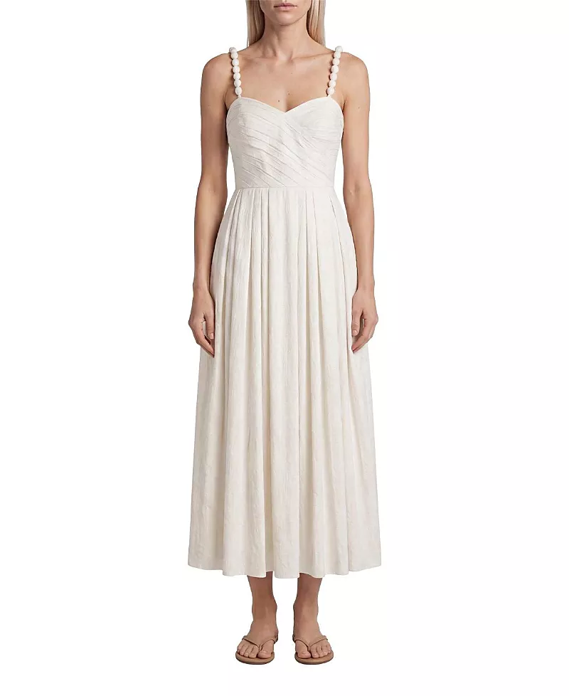 Cartolina Marabel Jacquard Midi Dress