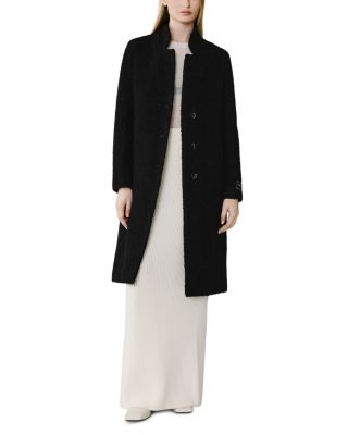 Diane-U Wool Blend Boucl&eacute; Midi Coat