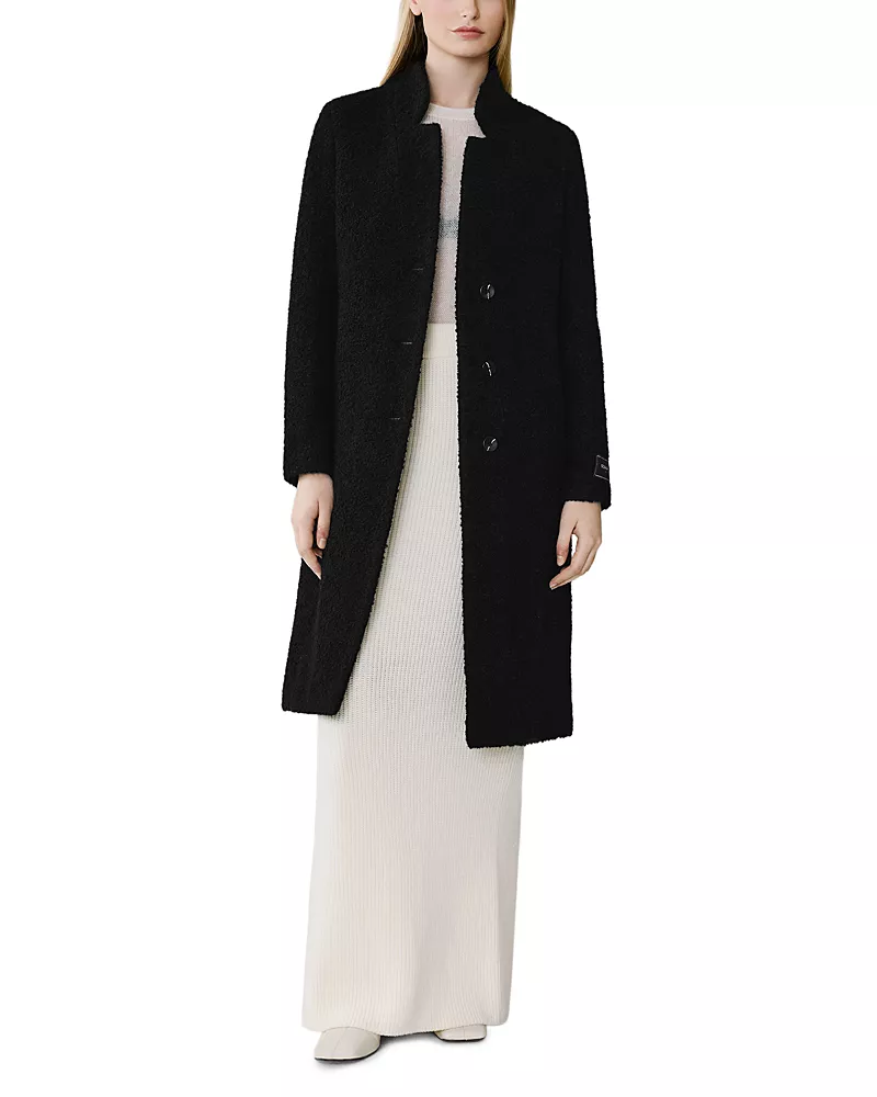 Soia & Kyo Diane-u Wool Blend Boucle Midi Coat