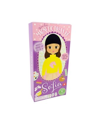 Sofia Magnetic Wooden Dress-Up Doll Set - 3+ Years
