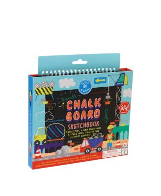 Construction Chalk board Sketchbook 3+