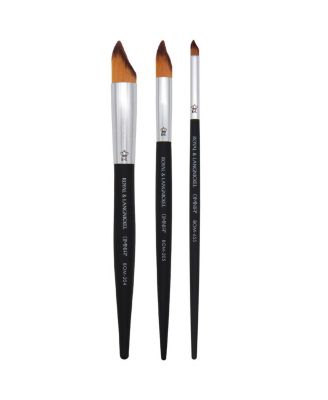  Professional Crescent Brush Trio Bundle - 3 Pcs