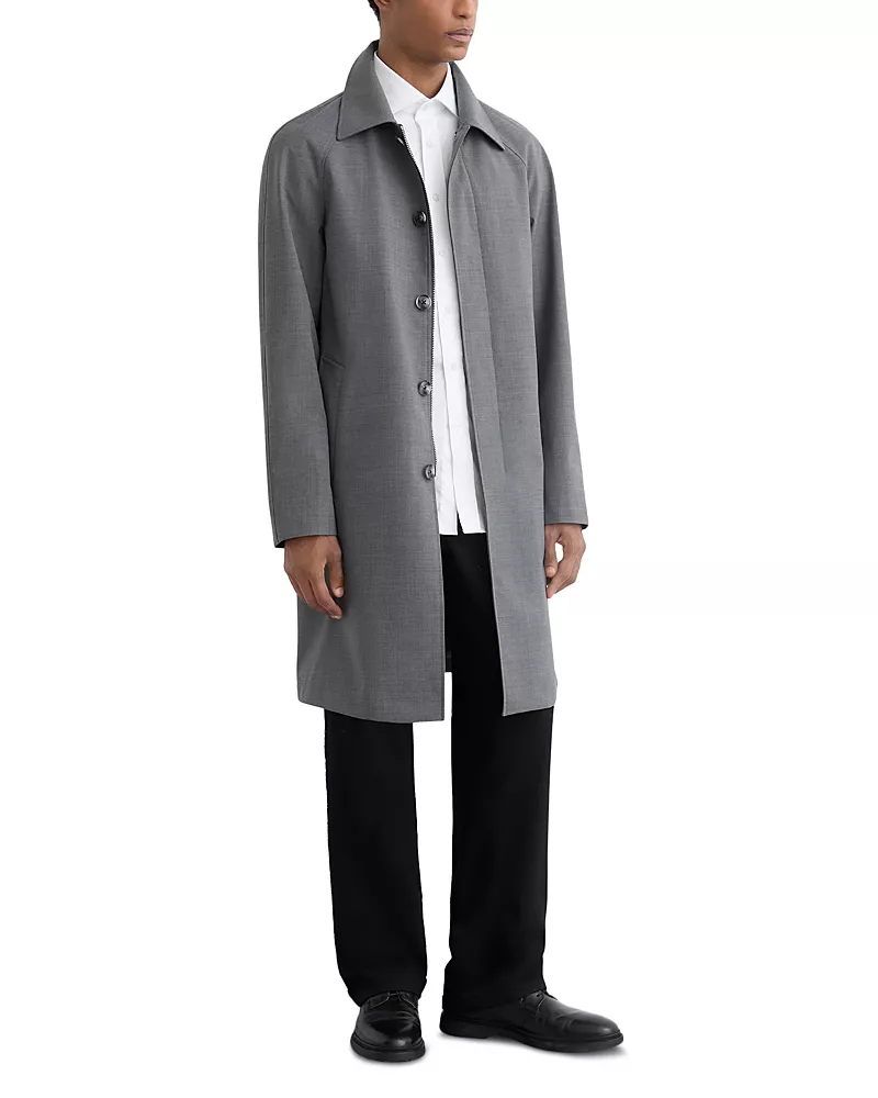 Reiss Canton Raglan Sleeve Raincoat