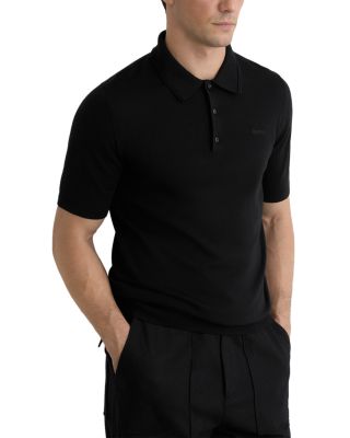 Reiss Albion Merino Wool Short Sleeve Polo Sweater