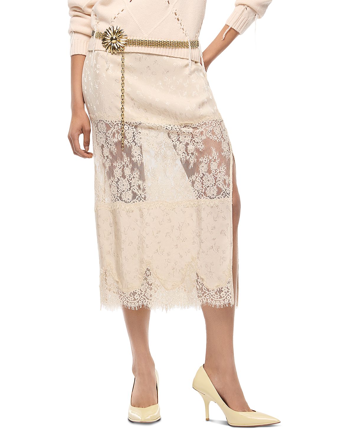 Pinko Gissofila Jacquard Skirt