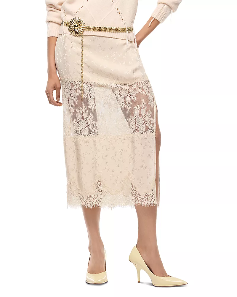 Pinko Gissofila Jacquard Skirt