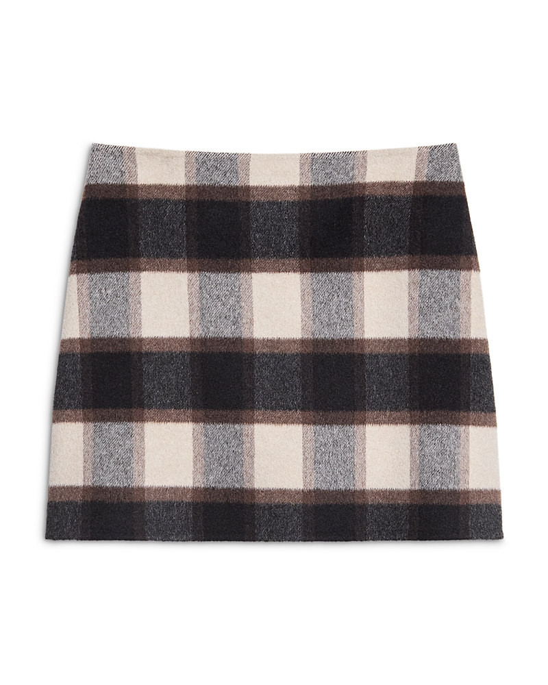 Theory Wool Blend Mini Skirt