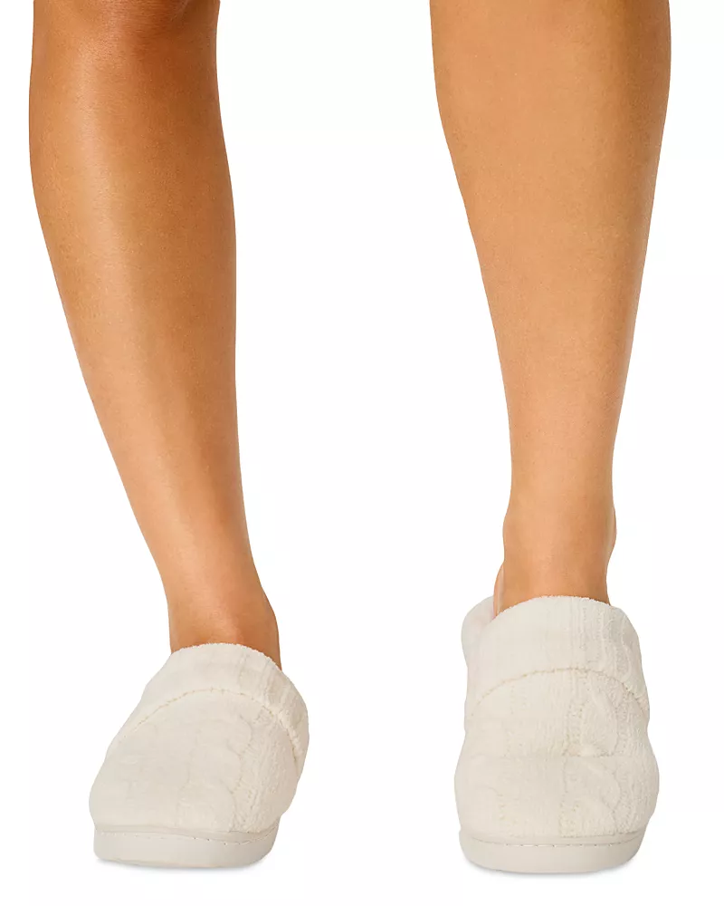 Pj Salvage Cable Knit Slide Slippers