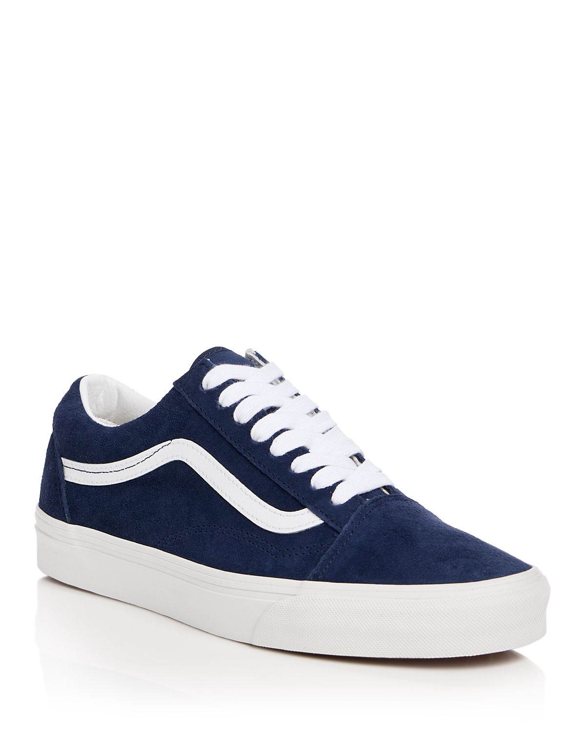 Vans Men's Old Skool Suede & Leather Low Top Sneakers