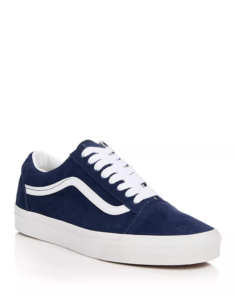 Vans Men's Old Skool Suede & Leather Low Top Sneakers