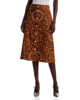 Juniper Cotton Midi Skirt