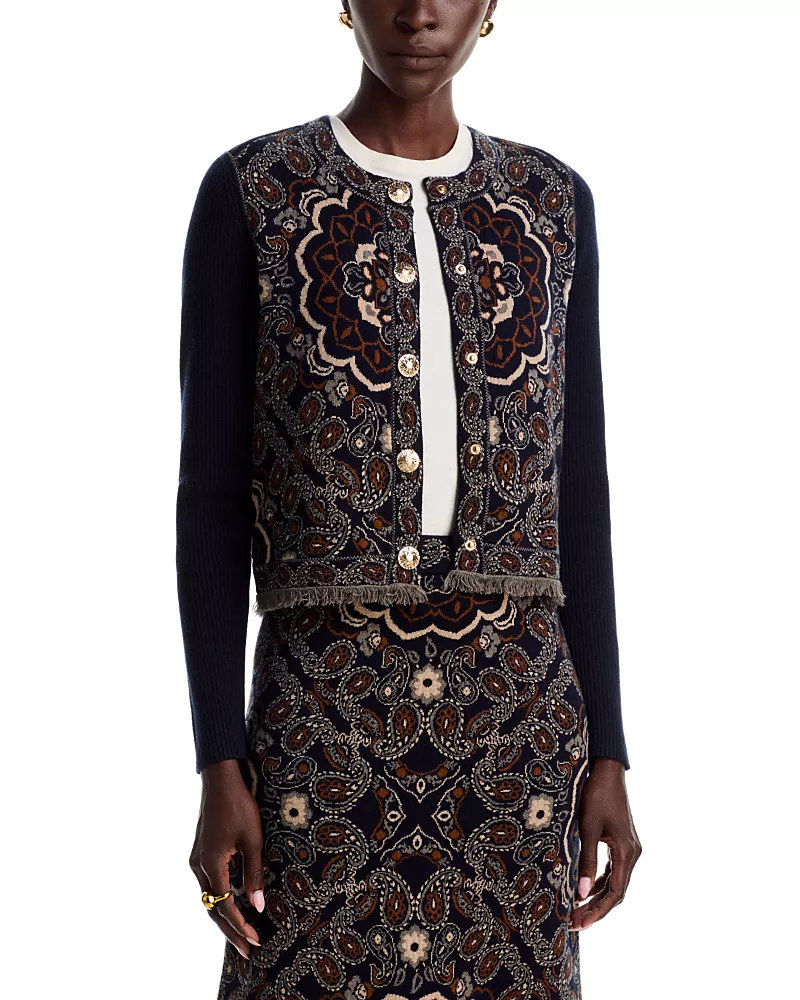 Cara Cara Alesia Merino Wool & Cotton Button Up Jacket