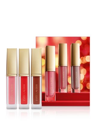 Suite Kisses Glossy Pout Mini Lip Oil Trio Makeup Gift Set ($54 value)