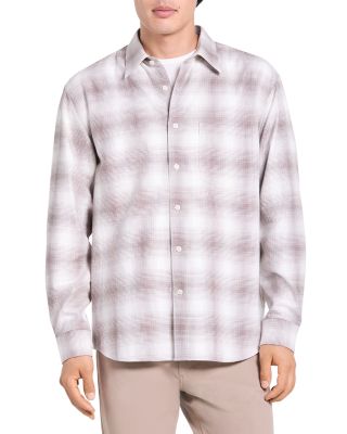 Irving Cotton Faded Plaid Shirt