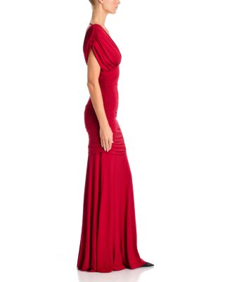 Norvelle Draped Jersey Gown - thumbnail 5