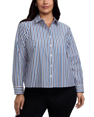 Plus Jodie Cotton Poplin Shirt