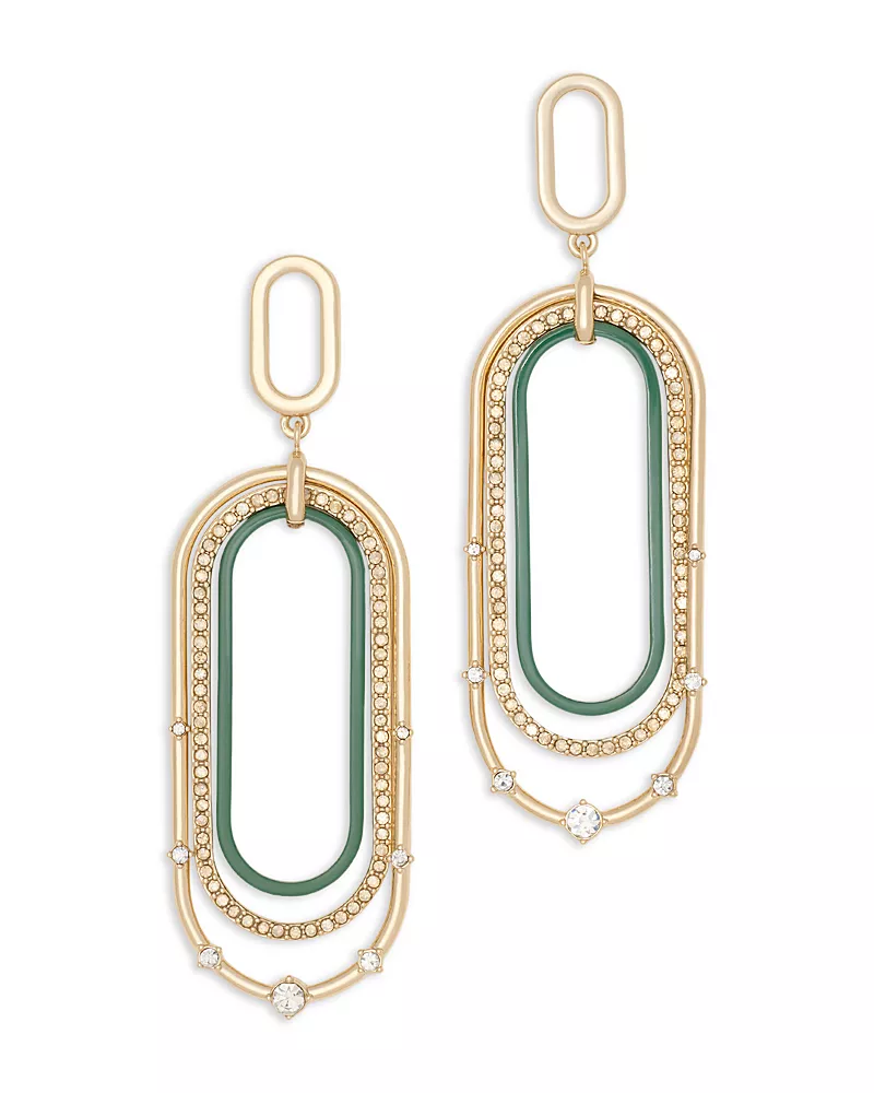 Ramy Brook Mila Loop Drop Earrings, 3.2L
