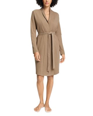 Cotton Blend Knit Robe