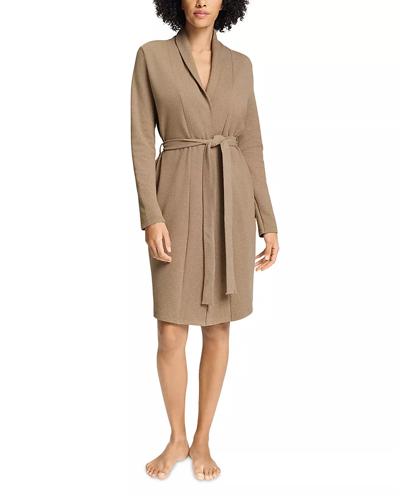 Hanro Cotton Blend Knit Robe