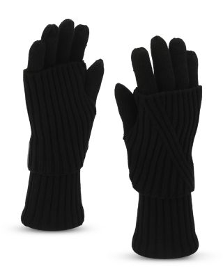 Margo Wool Blend Ribbed Gloves