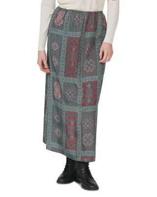 Brushed A Line Maxi Skirt