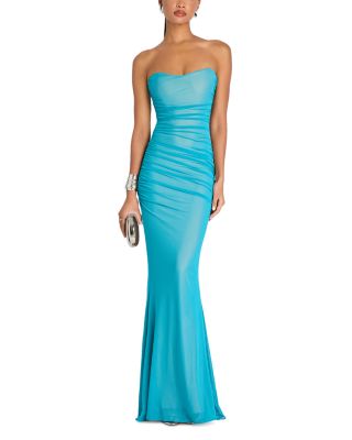Quintessa Strapless Mesh Dress