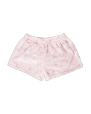 Girls' Bow Floral Print Cozy Shorts - Big Kid