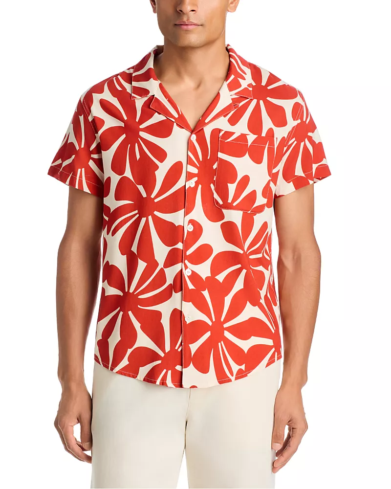 Yuasa Menswear Floral Resort Shirt