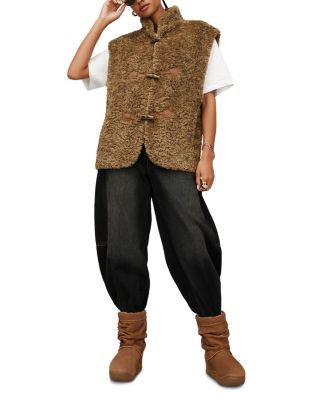 Niah Faux Fur Toggle Vest