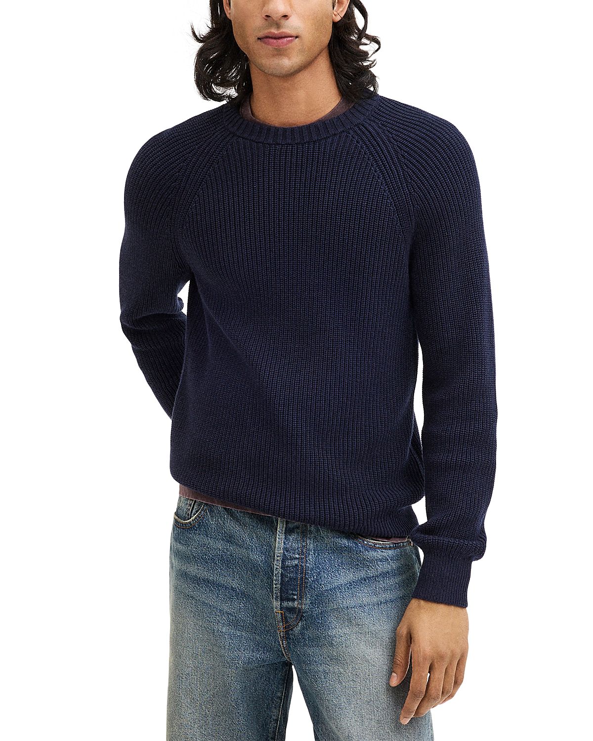 Madewell Cotton Shaker Stitch Crewneck Sweater