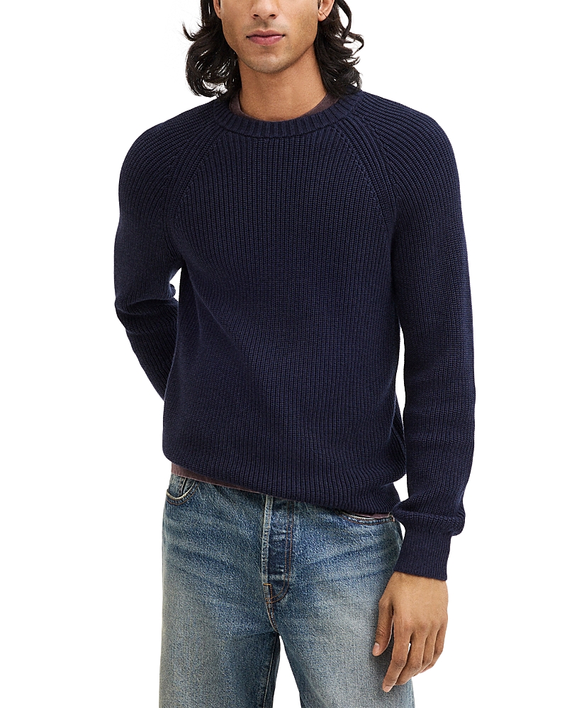 Madewell Cotton Shaker Stitch Crewneck Sweater