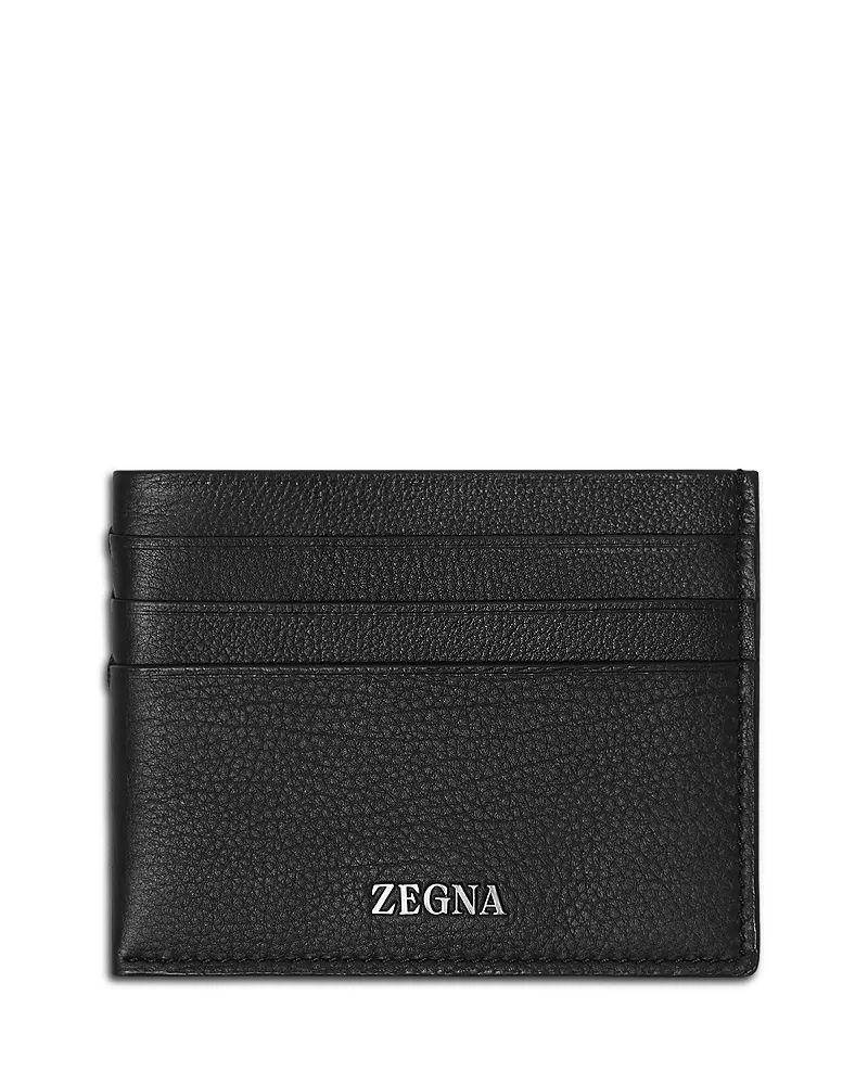 Zegna Secondskin Leather Card Case