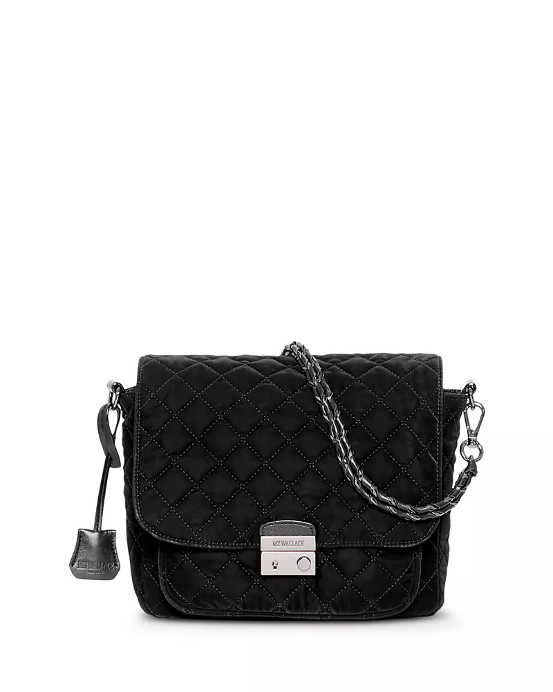 Mz Wallace Crosby Lock Quilted Crossbody
