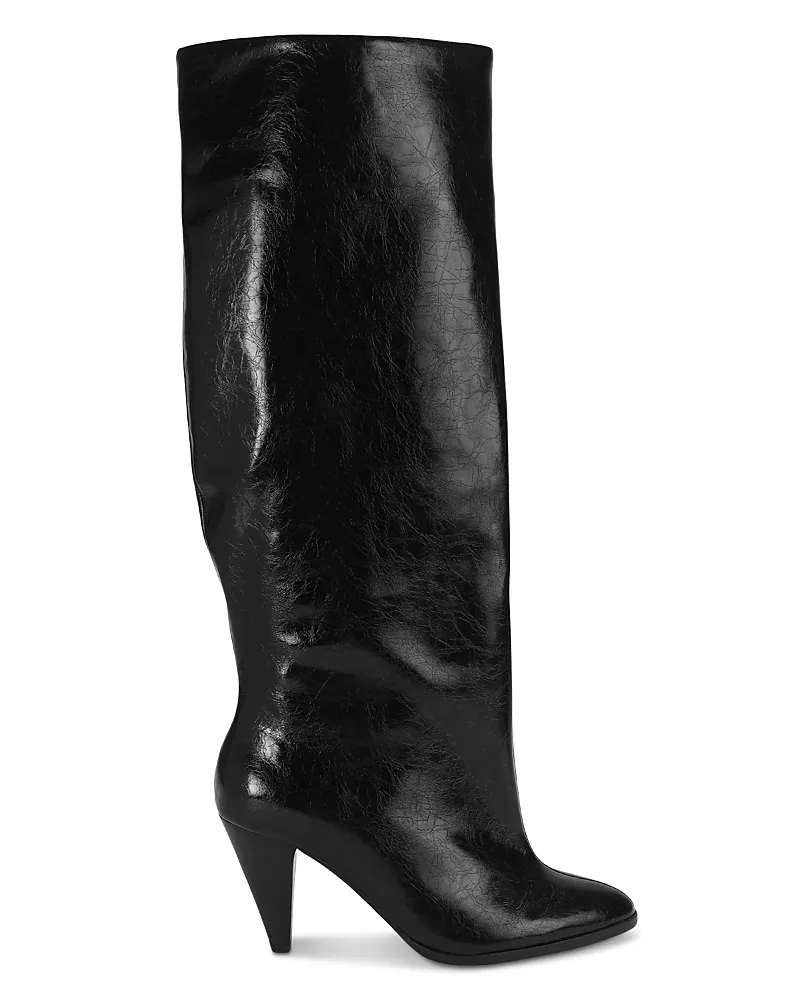 Kurt Geiger London Women's Lambeth Leather Slouchy Knee High Boots