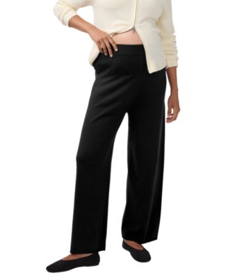 Wide Leg Sweater Maternity Pant