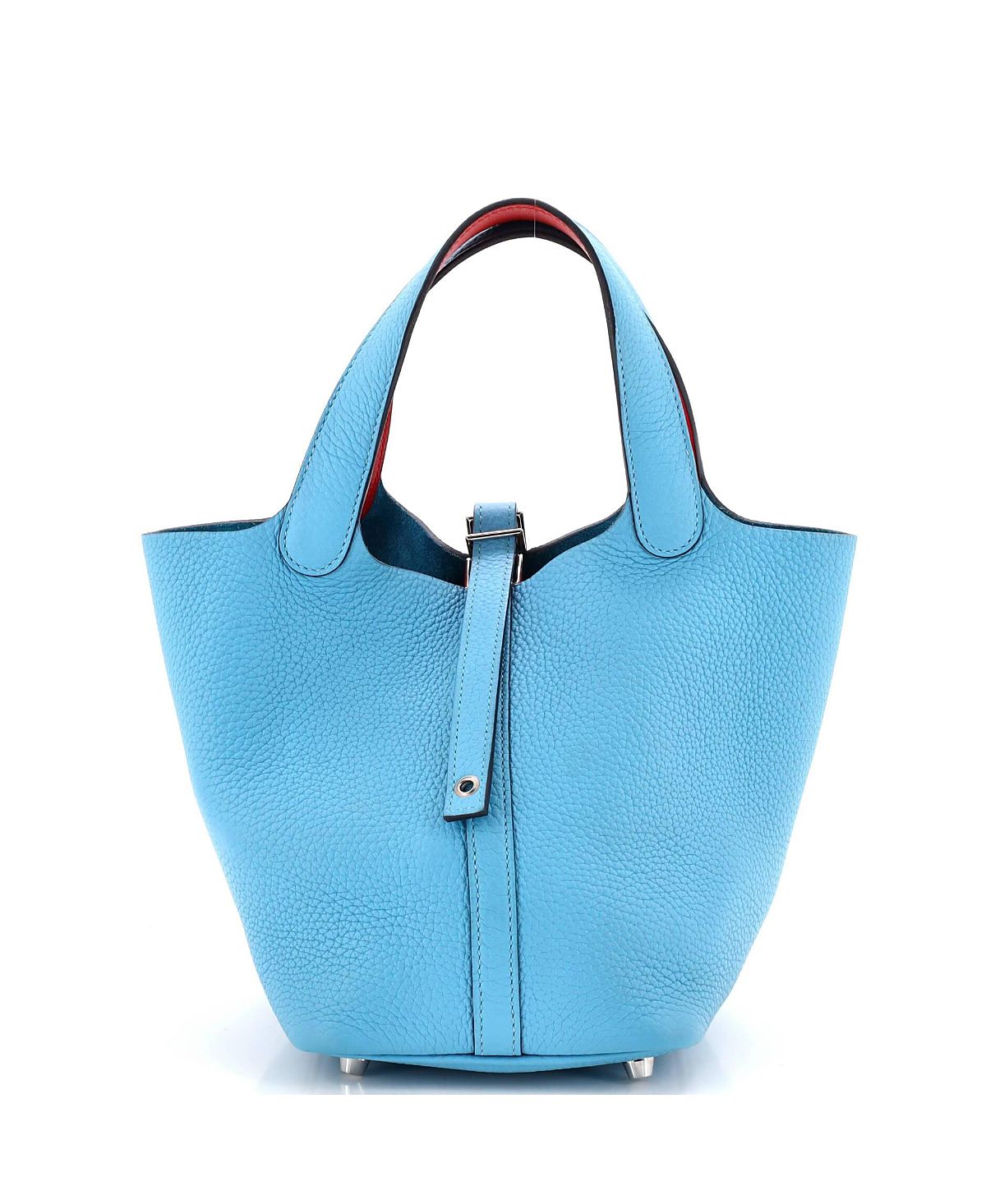 Pre-Owned HERMES Pm Eclat Picotin Lock Bag Clemence