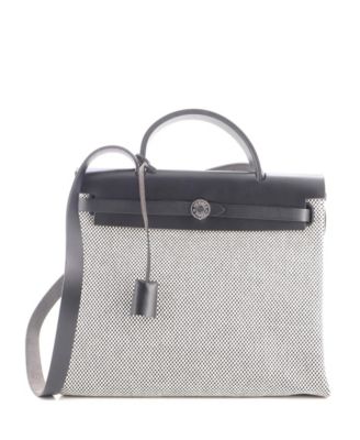 31 Herbag Zip Criss Viking Toile and Leather