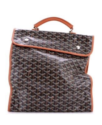 Saint Leger Briefcase Backpack Coated Canvas