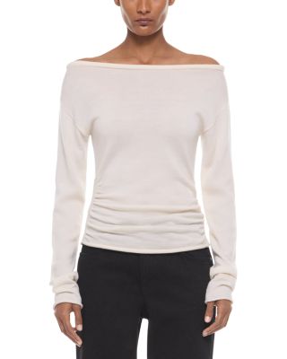 Wool Off-the-Shoulder Sweater