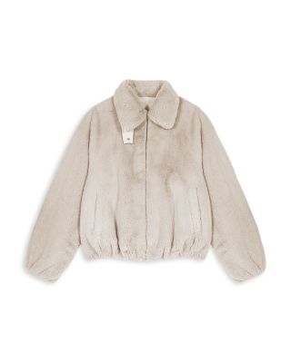 Reversible Faux Fur Puffer Jacket - thumbnail 9