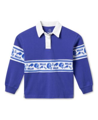  Unisex NFL Buffalo Bills Rugby Long Sleeve - Little Kid, Big Kid