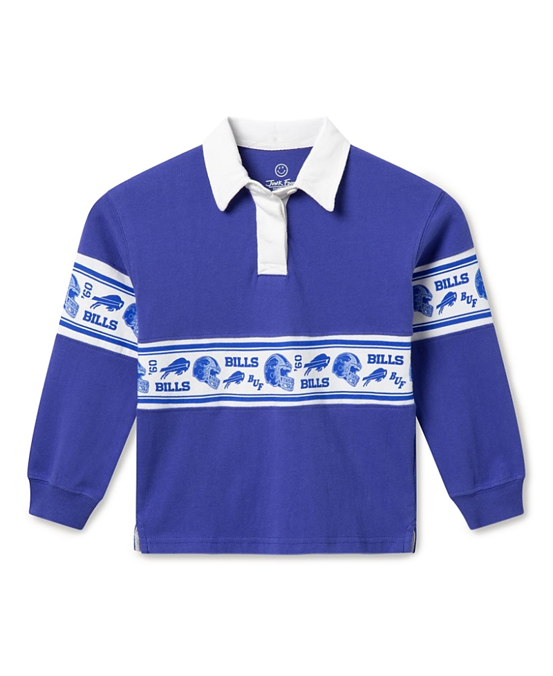 Junk Food Clothing Unisex Nfl Buffalo Bills Rugby Long Sleeve - Little Kid, Big Kid