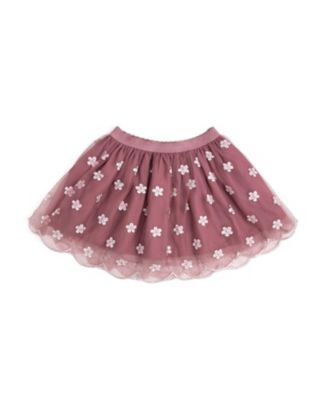 Girls' Floral Embroidered Tutu Skirt - Baby