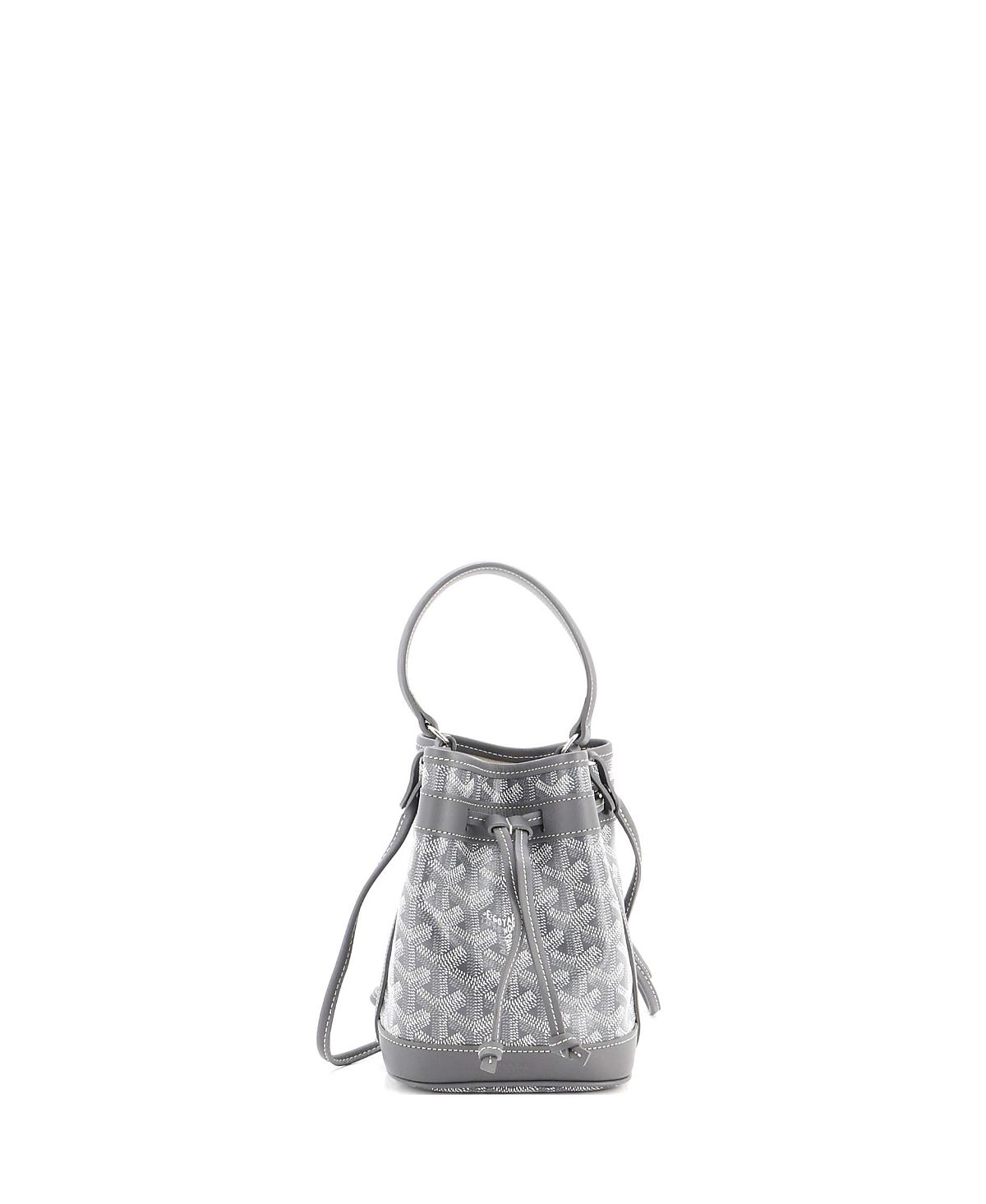 Pre-Owned Goyard Mini Petit Flot Bucket Bag Coated Canvas