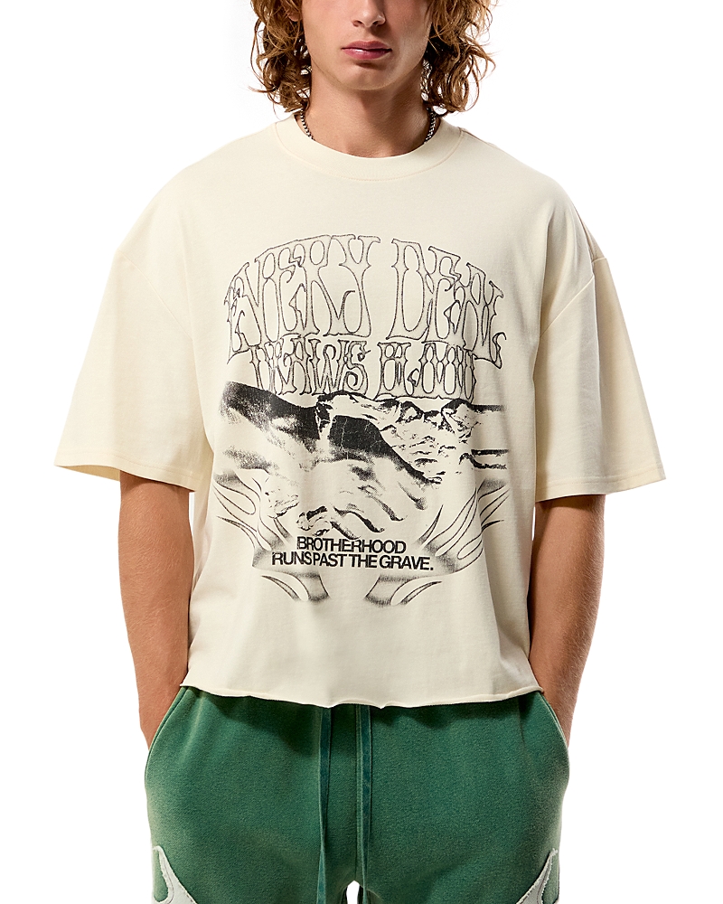 Pacsun Brotherhood Cotton Crewneck Graphic T-Shirt