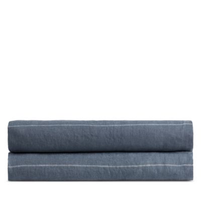Linen Stripe Fitted Sheet, Full