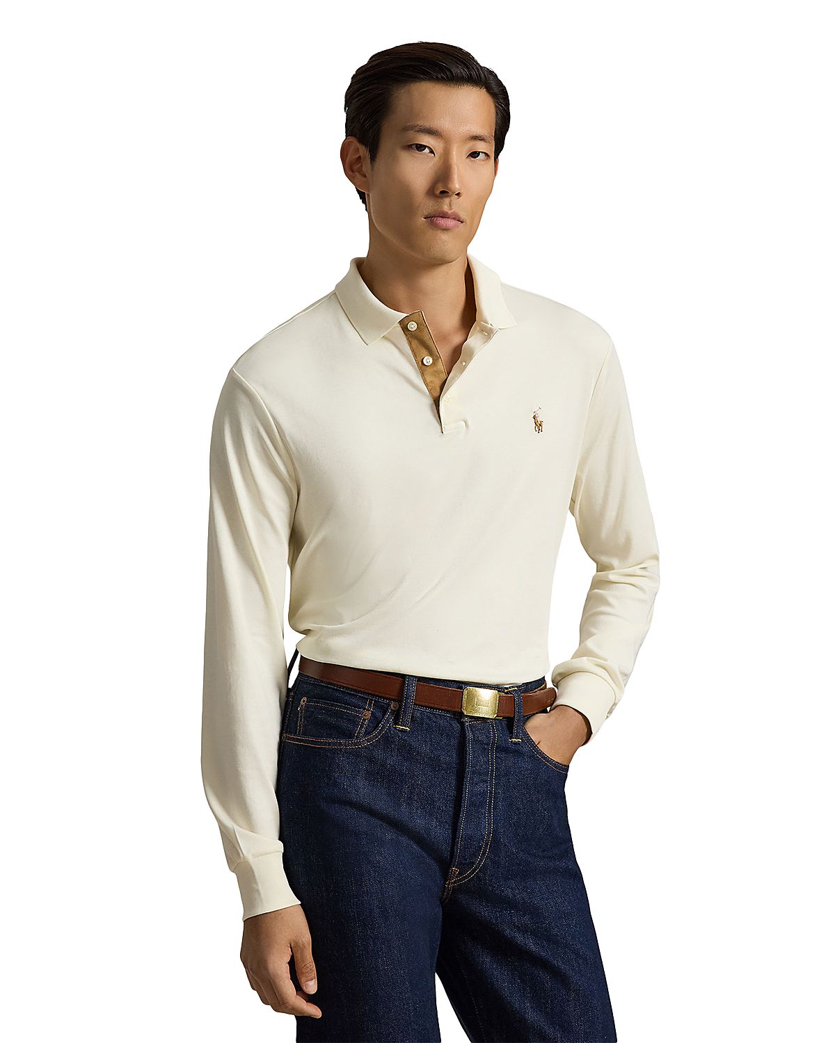 Polo Ralph Lauren Classic Fit Soft Cotton Long-Sleeve Polo Shirt