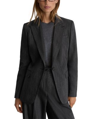 Derby Wool Blend Herringbone Blazer
