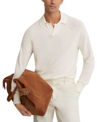 Ashdown Cotton Open Collar Polo Sweater